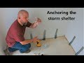 240 Anchoring The Storm Shelter DIY Storm Shelter Build 19