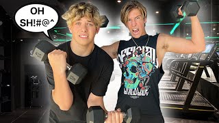 LAST TO STOP WORKING OUT CHALLENGE  | WALKER BRYANT