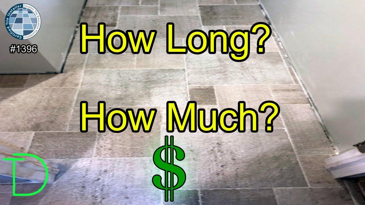 How much does a tile installer cost?