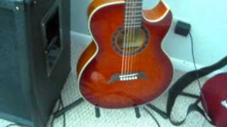 Video thumbnail for DBZ Guitars - Tuscan SFM Acoustic/Electric Guitar Vintage Violin Burst by Metal Monster