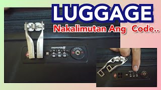 Paano mag Unlock ng Luggage digital combination kung nakalimutan ang Code..