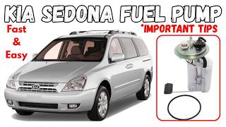 How To Replace Fuel Pump on Kia Sedona | Quick & Easy w/Tips & Tricks