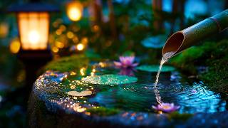 Sleep in a Quiet Garden 🌙 Soft Bamboo Water and Calm Piano for Deep Rest Tonight