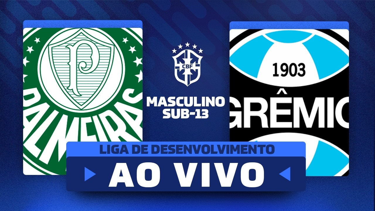JOGO COMPLETO: PALMEIRAS x GRÊMIO | LIGA DE DESENVOLVIMENTO MASCULINA SUB-13