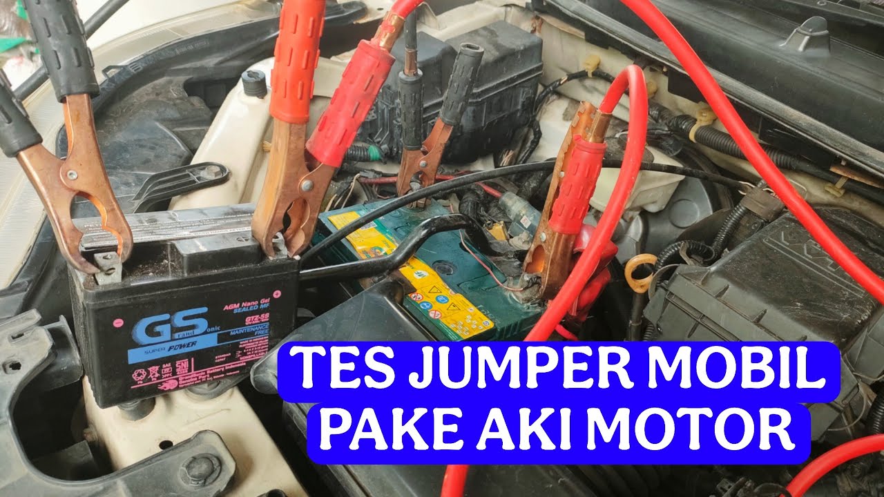 Nekad! Jumper Mobil Pake Aki Motor | Bisa Di Coba Saat Darurat