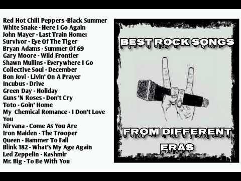 Mix(Rock) - Red Hot Chili Peppers, Bon Jovi, Queen, Led Zeppelin, John Mayer...