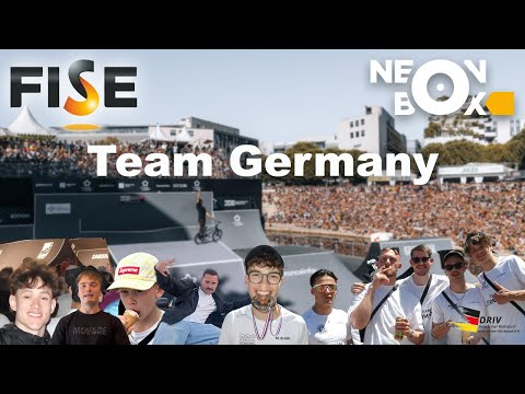 FISE MONTPELLIER 2024 Stunt Scooter Team Germany Park | Neonbox