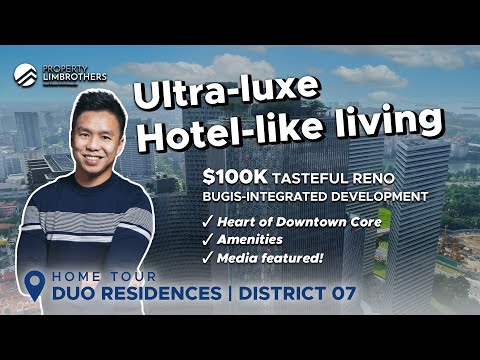 DUO Residences : Ultra-luxe Hotel-like Living with $100K Reno | D07 | $1.49M | Home Tour(Melvin Lim)