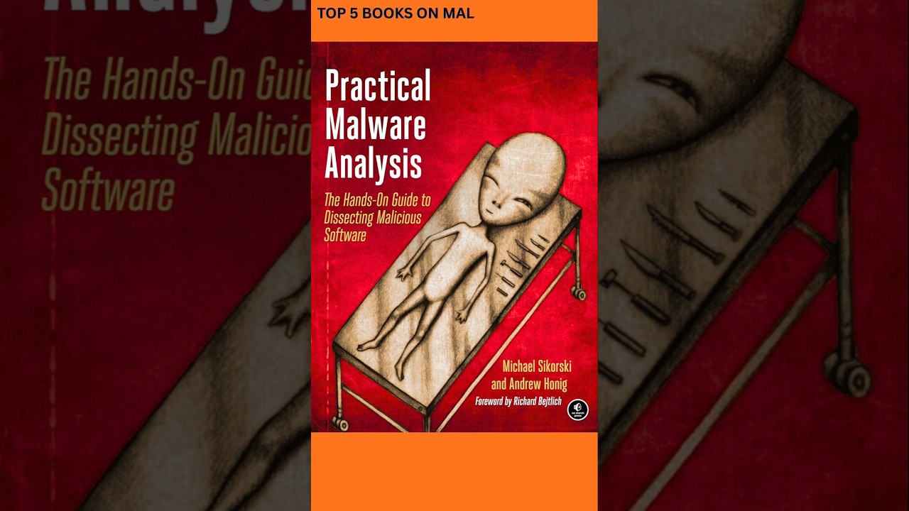 CYBERSECURITY| TOP 5 BOOKS ON MALWARE ANALYSIS