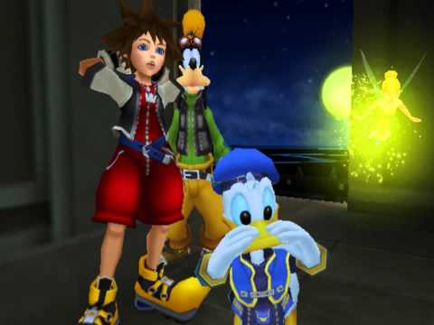 Kingdom Hearts, English cutscene: 167 - Peter and Wendy - HD 720p