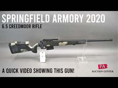 167 Springfield Armory Model 2020 6.5 Creedmoor Rifle - A Quick Video in our Photo Booth