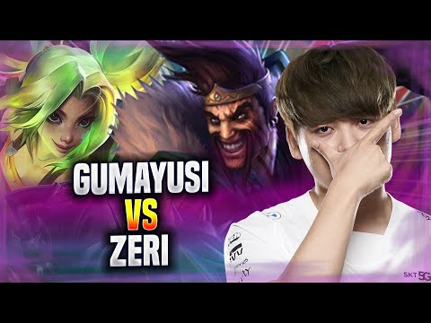 GUMAYUSI TRIES DRAVEN vs NEW CHAMPION ZERI! - T1 Gumayusi Plays Draven ADC vs New Champion Zeri!