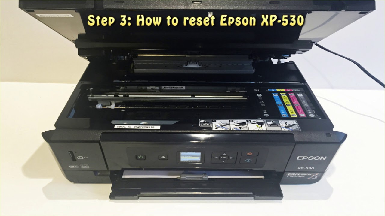 Reset Epson XP 530 Waste Ink Pad Counter