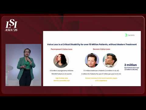 Farzaneh Ahmadi, Laronix Pty Ltd - Natural-Sounding Non-Invasive Voice Solutions | LSI Asia '26