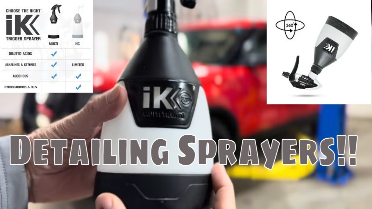 IK Multi TR1 and Mini Sprayer Review: The Best Detailer's Trigger Sprayer?