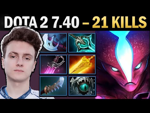 Spectre Pro Carry with 21 Kills and Radiance - Gameplay Dota 2