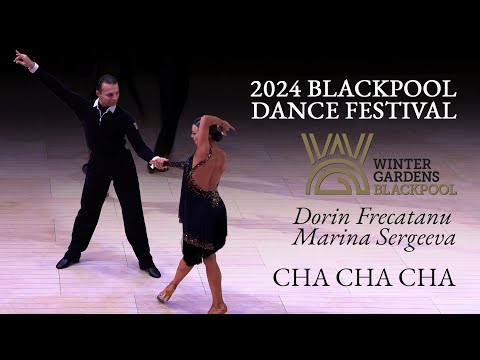 Dorin Frecautanu & Marina Sergeeva - May 2024 Blackpool Dance Festival - Cha Cha
