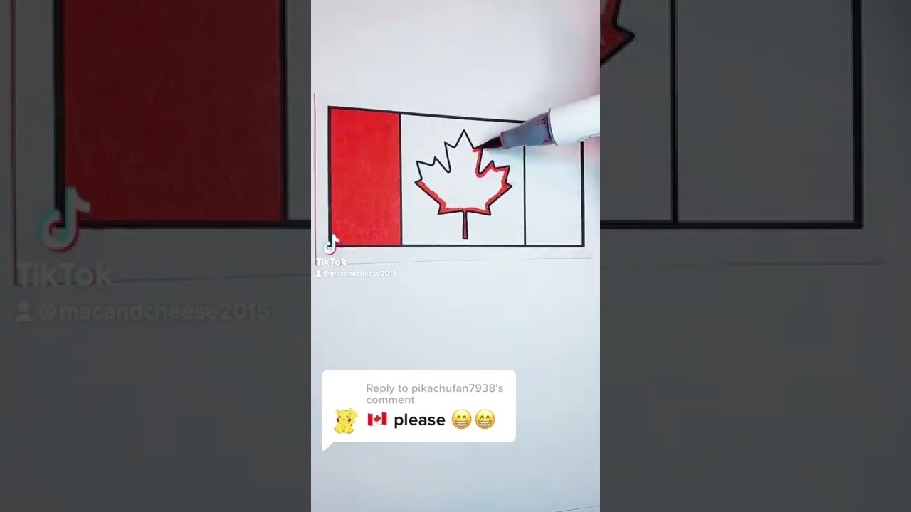 #canada #flag #coloring #satisfying #shorts #fypシ #foryou