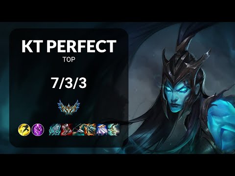 KT PerfecT Kalista vs Gnar TOP - KR CHALLENGER Patch 14.15