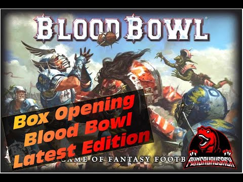 Blood Bowl Box Opening Games Workshop Table Top Blood Bowl Figures