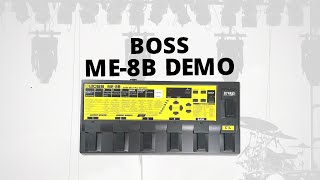 Video thumbnail for Boss ME-8B Bass Guitar Multieffects Demo by Guitar Gear Spot