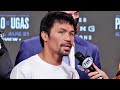 MANNY PACQUIAO FINAL WORDS TO YORDENIS UGAS AFTER WEIGH IN