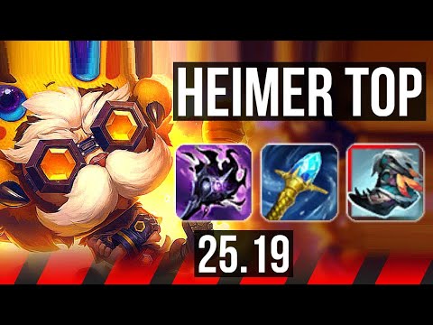 HEIMERDINGER vs SION (TOP) | 8 solo kills, Legendary | EUW Diamond | 25.19