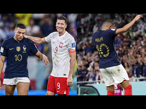 Mbappe and Lewandowski sharing moments | France celebrate win | Poland is Out of World Cup