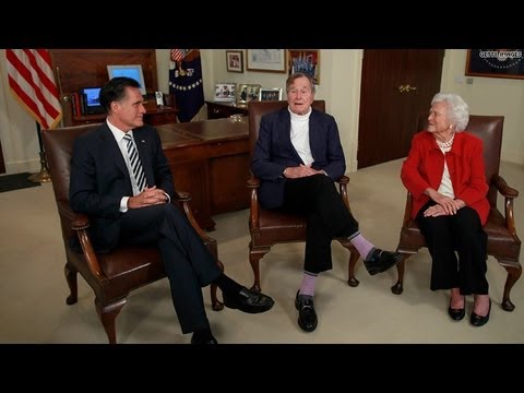 Awkward! Bush to Romney: My son hasn't endorsed you?