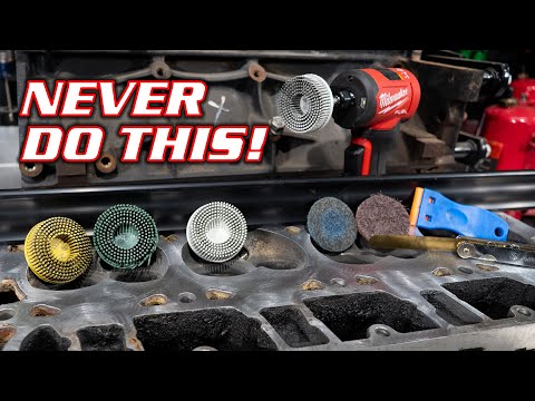 Is This WRONG? 3M Roloc Bristle Disk on Aluminum and Steel Video