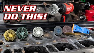 Is This WRONG? 3M Roloc Bristle Disk on Aluminum and Steel Video