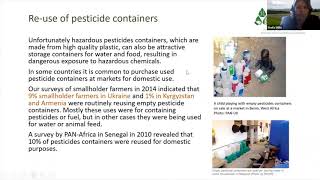 Webinar FAO-FMAM: Gestión de envases vacíos de plaguicidas en Asia Central