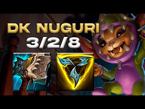 Nuguri Gnar Vs Graves / LOL KR Challenger Patch 12.10