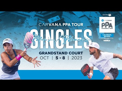 Guaranteed Rate PPA Championships presented by Thorlo (Grandstand Court) - Men’s and Women’s Singles