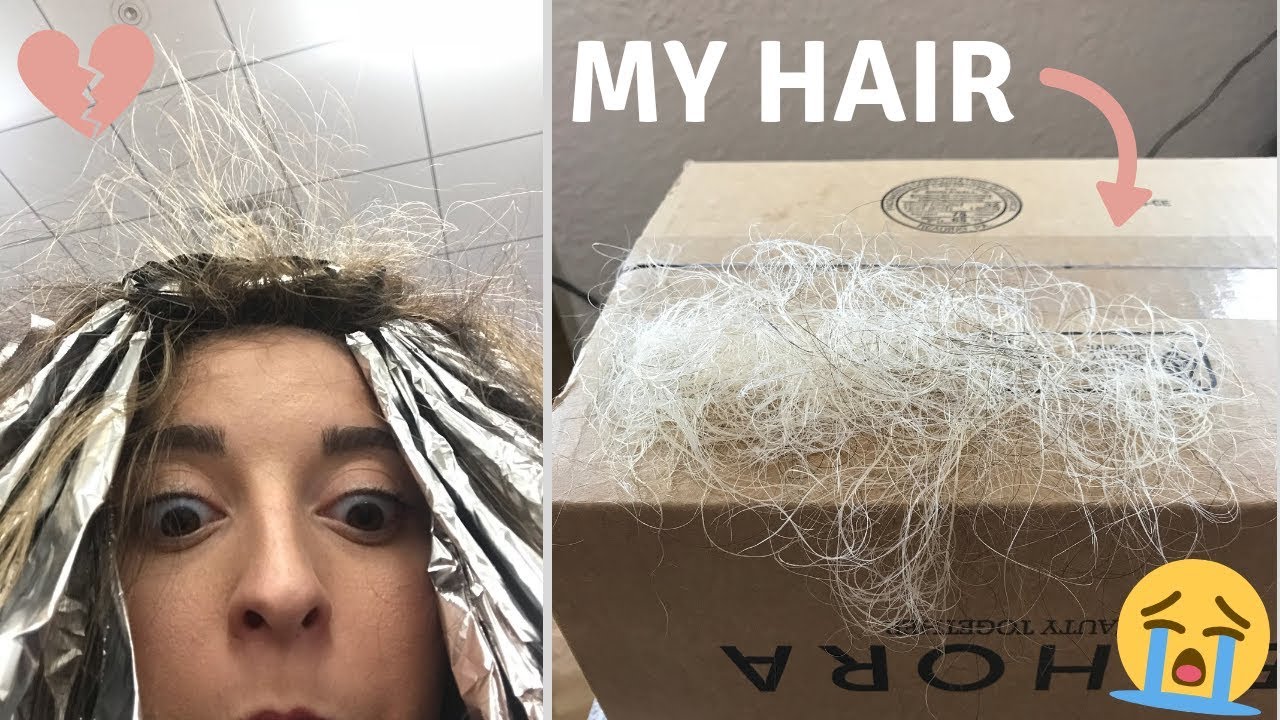 NYC SALON FRIED MY HAIR WITH BLEACH!!