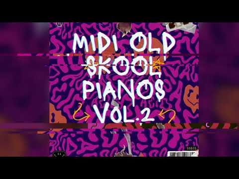 🎹MIDI LOOPS Piano Old Skool Retro Rave [Breakbeat & Uk Garage] Vol.2
