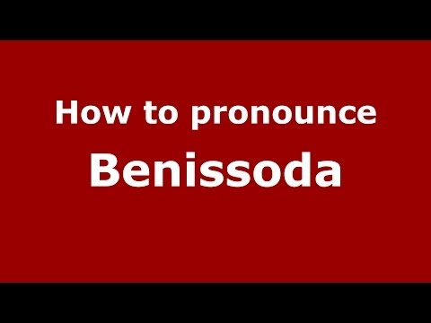 How to pronounce Benissoda (Spanish/Spain) - PronounceNames.com