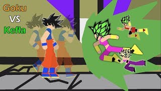 Goku vs Kefla Stick Nodes Animation!