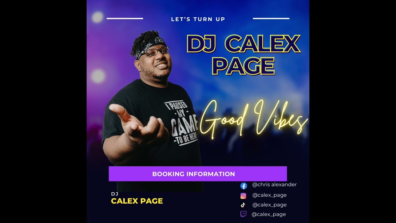 Promotional video thumbnail 1 for DJ Calex
