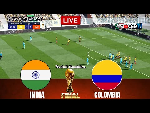 Colombia vs. India - FIFA World Cup 2026 Final featuring Chhangte, Diaz | PES 21 Gameplay PC