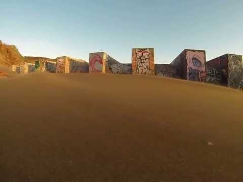 Sand storm at Ocean Beach