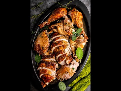 A SIMPLE NO FUSS NO BRINE NO BASTE ROASTED TURKEY