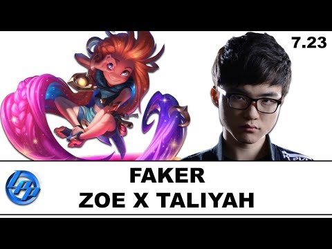 Faker - Zoe vs Taliyah - Patch 7.23
