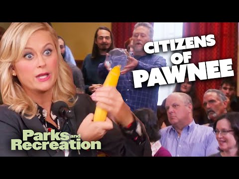 The CRAZY Citizens Of Pawnee | Parks and Recreation | Comedy Bites