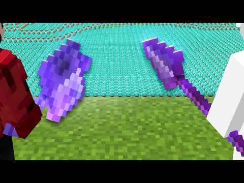 100 Players VS Minecraft’s Strongest Weapons