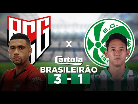 ATLÉTICO-GO 3 x 1 JUVENTUDE Brasileirão Série A 2022 + Parciais Cartola FC 13ª Rodada | Narração
