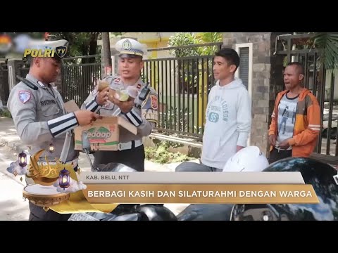 SATLANTAS POLRES BELU BERBAGI TAKJIL RAMADAN