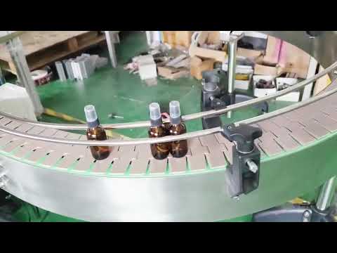 Desktop liquid filling capping and labeling production line