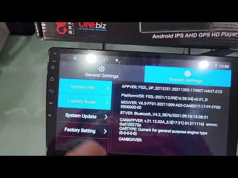 Convex T5 2+32 / 4+64 Car Android Player - Factory Reset