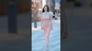 beautiful girl street fashion tiktok #chinesefashion #mejoresstreetfashion #shorts
